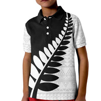 New Zealand Silver Fern Niho Taniwha Kid Polo Shirt