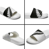New Zealand Silver Fern Niho Taniwha Slide Sandals - Polynesian Pride