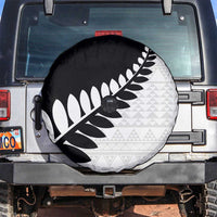 New Zealand Silver Fern Niho Taniwha Spare Tire Cover LT9 Black - Polynesian Pride