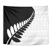 New Zealand Silver Fern Niho Taniwha Tapestry