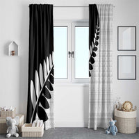 New Zealand Silver Fern Niho Taniwha Window Curtain LT9 - Polynesian Pride