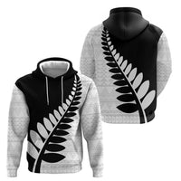 New Zealand Silver Fern Niho Taniwha Zip Hoodie