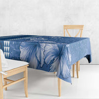 Blue Hibiscus Turle Tablecloth Hawaiian Style Tribal Tapa Pattern LT9 - Polynesian Pride
