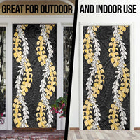 Puakenikeni and Maile Lei Door Cover Black Double Strand Lei LT9 - Polynesian Pride