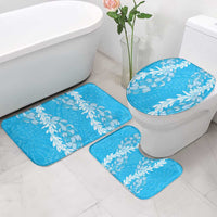 Puakenikeni and Maile Lei Bathroom Set Blue Double Strand Lei - Polynesian Pride