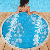 Puakenikeni and Maile Lei Beach Blanket Blue Double Strand Lei LT9 - Polynesian Pride