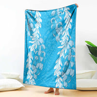 Puakenikeni and Maile Lei Blanket Blue Double Strand Lei LT9 - Polynesian Pride