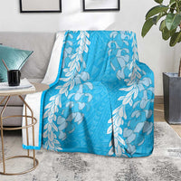 Puakenikeni and Maile Lei Blanket Blue Double Strand Lei LT9 - Polynesian Pride