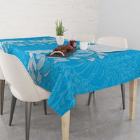 Puakenikeni and Maile Lei Tablecloth Blue Double Strand Lei LT9 - Polynesian Pride
