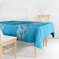 Puakenikeni and Maile Lei Tablecloth Blue Double Strand Lei LT9 - Polynesian Pride