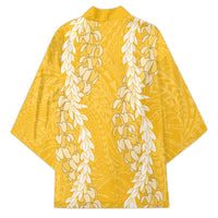Puakenikeni and Maile Lei Kimono Gold Double Strand Lei LT9 - Polynesian Pride
