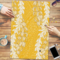 Puakenikeni and Maile Lei Puzzle Gold Double Strand Lei LT9 Gold - Polynesian Pride