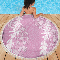Puakenikeni and Maile Lei Beach Blanket Pink Double Strand Lei LT9 - Polynesian Pride
