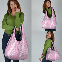 Puakenikeni and Maile Lei Grocery Bag Pink Double Strand Lei LT9 - Polynesian Pride