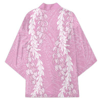 Puakenikeni and Maile Lei Kimono Pink Double Strand Lei LT9 - Polynesian Pride