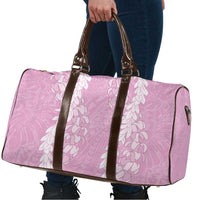 Puakenikeni and Maile Lei Travel Bag Pink Double Strand Lei - Polynesian Pride