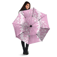 Puakenikeni and Maile Lei Umbrella Pink Double Strand Lei LT9 - Polynesian Pride