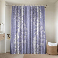 Puakenikeni and Maile Lei Bathroom Set Purple Double Strand Lei - Polynesian Pride