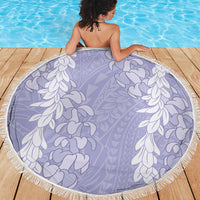 Puakenikeni and Maile Lei Beach Blanket Purple Double Strand Lei LT9 - Polynesian Pride
