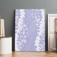 Puakenikeni and Maile Lei Canvas Wall Art Purple Double Strand Lei LT9 - Polynesian Pride