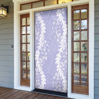 Puakenikeni and Maile Lei Door Cover Purple Double Strand Lei LT9 - Polynesian Pride
