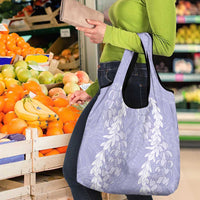 Puakenikeni and Maile Lei Grocery Bag Purple Double Strand Lei LT9 - Polynesian Pride