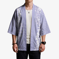 Puakenikeni and Maile Lei Kimono Purple Double Strand Lei LT9 - Polynesian Pride