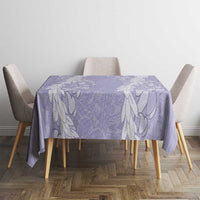 Puakenikeni and Maile Lei Tablecloth Purple Double Strand Lei LT9 - Polynesian Pride