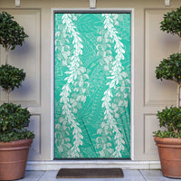 Puakenikeni and Maile Lei Door Cover Sage Green Double Strand Lei LT9 Sage Green - Polynesian Pride