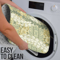 Vintage Puakenikeni and Maile Lei Bathroom Set Hawaiian Style Tribal Tapa Double Strand Lei - Polynesian Pride