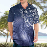 New Zealand Galaxy Fern Hawaiian Shirt LT9 - Polynesian Pride
