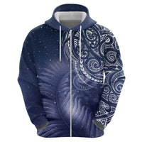 New Zealand Galaxy Fern Zip Hoodie