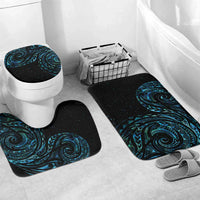 New Zealand Matariki Bathroom Set Galaxy Maori Tribal Tattoo - Polynesian Pride