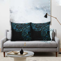 New Zealand Matariki Pillow Cover Galaxy Maori Tribal Tattoo - Polynesian Pride