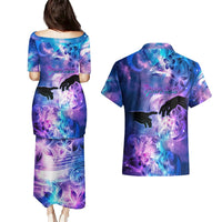 I Love You In Every Universe Personalised Couples Matching Puletasi Dress and Hawaiian Shirt Polynesian Pattern Galaxy Style LT9 - Polynesian Pride