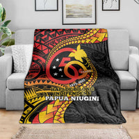 Papua New Guinea Tribal Tattoo Blanket 50th Independence Anniversary LT9 - Polynesian Pride