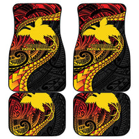 Papua New Guinea Tribal Tattoo Car Mats 50th Independence Anniversary LT9 - Polynesian Pride