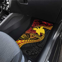 Papua New Guinea Tribal Tattoo Car Mats 50th Independence Anniversary LT9 - Polynesian Pride