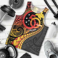 Papua New Guinea Tribal Tattoo Men Tank Top 50th Independence Anniversary LT9 - Polynesian Pride