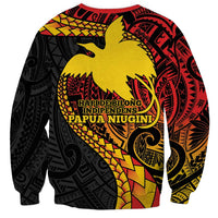 Papua New Guinea Tribal Tattoo Sweatshirt 50th Independence Anniversary LT9 - Polynesian Pride