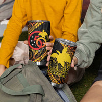 Papua New Guinea Tribal Tattoo Tumbler Cup 50th Independence Anniversary LT9 - Polynesian Pride