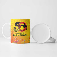 Papua New Guinea Unity in Diversity Ceramic Mug 50th Indipendens Papua Niugini - Polynesian Pride