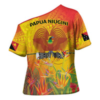 Papua New Guinea Unity in Diversity Cross Shoulder Shirt 50th Indipendens Papua Niugini - Polynesian Pride