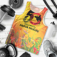 Papua New Guinea Unity in Diversity Men Tank Top 50th Indipendens Papua Niugini LT9 - Polynesian Pride