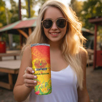 Papua New Guinea Unity in Diversity Skinny Tumbler 50th Indipendens Papua Niugini