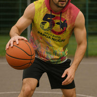 Papua New Guinea Unity in Diversity Sleeveless Hoodie 50th Indipendens Papua Niugini - Polynesian Pride