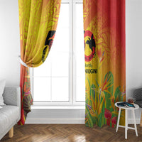 Papua New Guinea Unity in Diversity Window Curtain 50th Indipendens Papua Niugini LT9 - Polynesian Pride