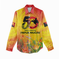 Papua New Guinea Unity in Diversity Women Casual Shirt 50th Indipendens Papua Niugini