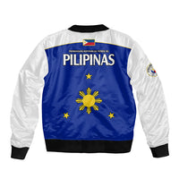 Philippines Concept Home Football Bomber Jacket Pilipinas Flag White Style 2023 LT9 - Polynesian Pride