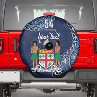 Personalised Fiji 54th Anniversary Spare Tire Cover Siga Ni Bula Galala Marautaki O Viti LT9